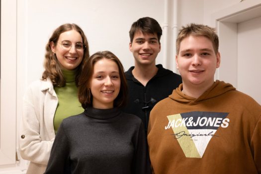 Der neue Vorstand der Grünen Jugend Schwarzwald-Baar steht: Alica Scherer, Marin Juric , Fabian Braun und Amelie Hornig wurden einstimmig gewählt.